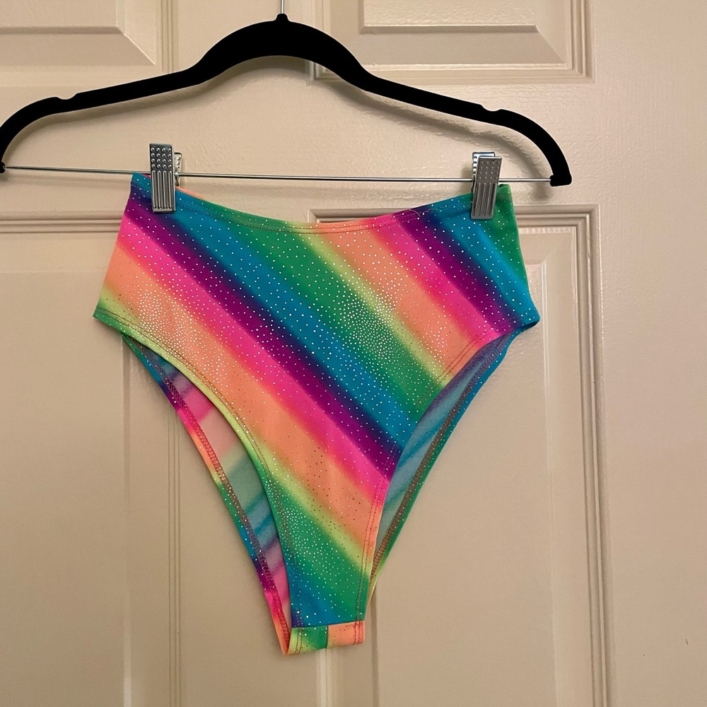 J Valentine rainbow rave bottoms